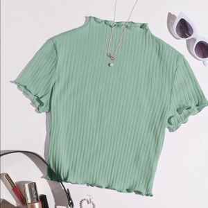 SHEIN shirts! Crinkles at the top & on the sides!